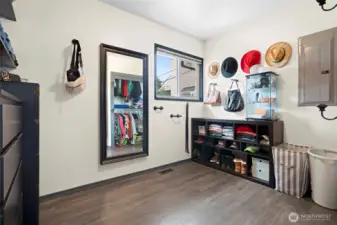 3rd bedroom currently used as closet room for owner.