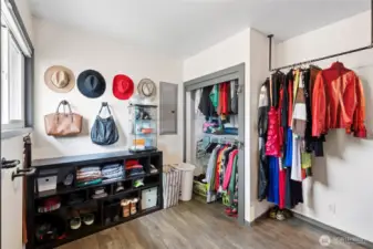 View of closet in 3rd bedroom