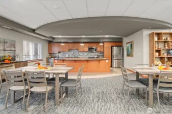 Common area full kitchen