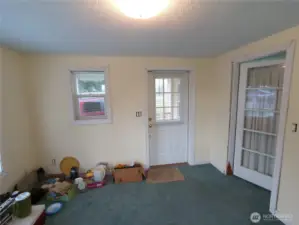 Entry Room coming in from the covered porch.