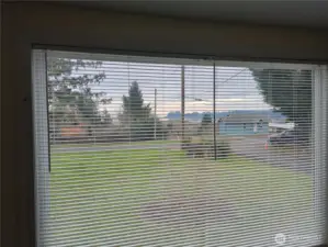 View from the living room window toward Port of Ilwaco.