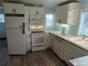 Nice bright kitchen.