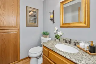 Main floor powder room.