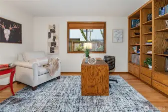 Main floor den/office/TV room, or whatever you can imagine.