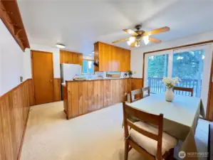 Bring your design ideas to update this really solid kitchen to build added equity.