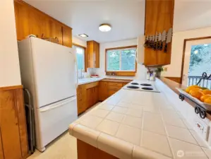 Lot's of counter space.