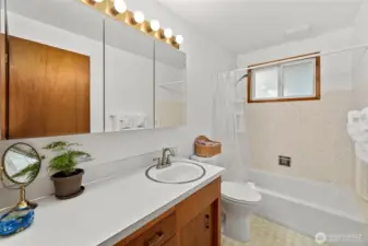 Main hallway full bathroom.