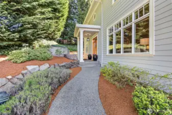Lovely wide entry - hardwood flooring on most of the main floor.