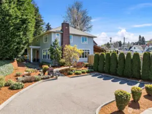 A very private tucked away setting.