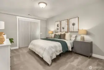 A 4th bedroom downstairs is perfect for guests.