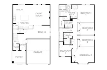 Cambridge Floorplan. “Photos are for representational purposes only. Colors and options may vary”