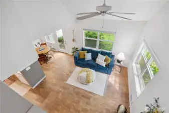 Check out these high ceilings!