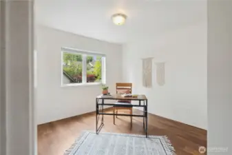 Bedroom #1 can also function as a home office