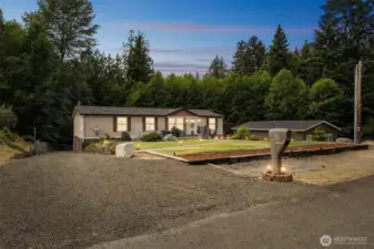 Home Sweet Home! Note electric gate on side driveway, RV parking, & to basement access