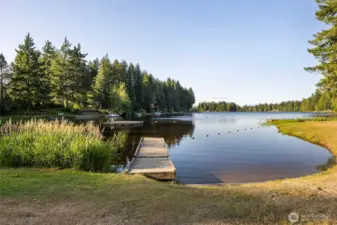 Beach, dock, park, swimming, fishing, boating!