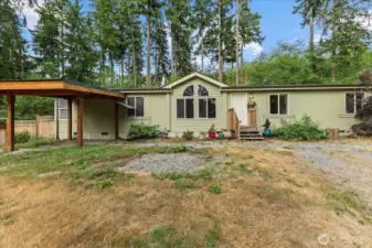 Enjoy the peaceful setting on your 4.1 acres!