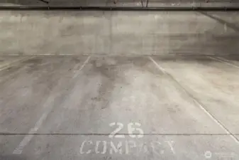Unit comes with two generous parking spaces and extra storage