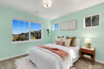 Bedroom 2 of 3 on upper level.