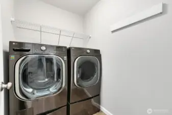 Upper level laundry room.