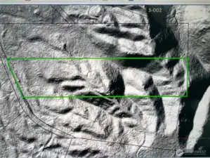 Lidar Map of the site.
