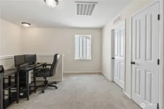 Upstairs loft area