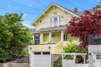 Wow! The Wallingford Craftsman you have been waiting for has finally come on the market! Nothing left to do but move in and enjoy this beautifully updated home in a perfect location. Detached garage has been architect designed and rebuilt and has a new garage door.. The lower level apartment is fantastic for guests or use it for the rental income.