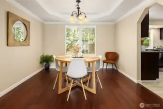 Dining room off the Kitchen