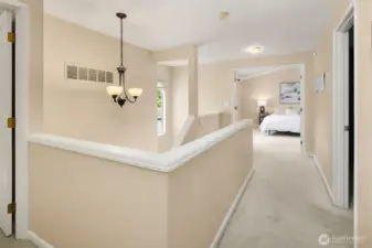 Upstairs showing primary in the way back