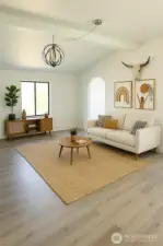 Livingroom-Virtually staged