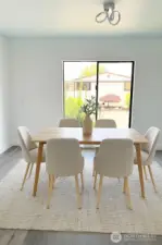 Virtually staged