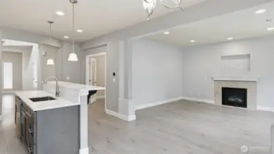 Lots of room for open concept living
