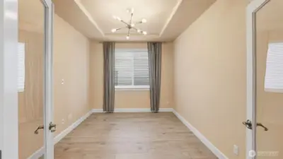 Versatile den on the main floor
