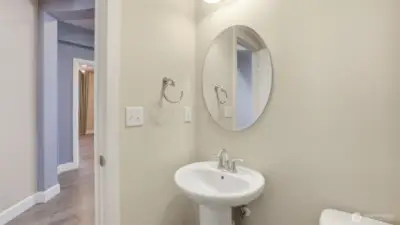 Main floor bathroom