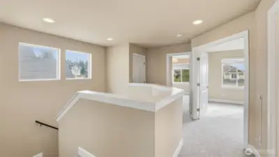 Upstairs landing area
