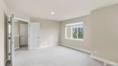 Double door entry, freshly painted bonus room/4th bedroom