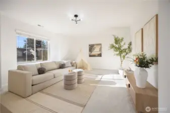 Sun filled bonus room