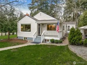 Beautifully remodeled 1940s vacation cottage with daylight basement ADU.