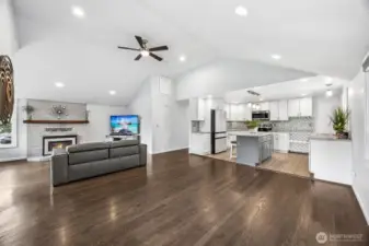 Open living and dining spaces designed for comfortable everyday living and entertaining.