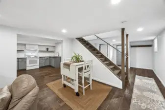 1,176sf finished basement.