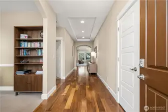 Office/Den to the left of the entry