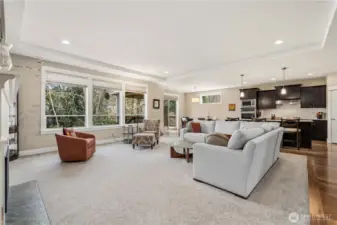 10 ft ceilings, recessed lighting