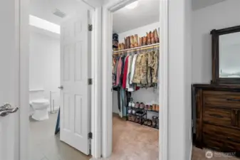 Primary Bathroom, Walk in Closet