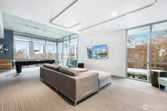 Sky Lounge is conveniently located on the 3rd Floor down the hall from subject property.