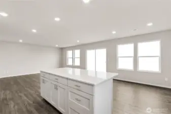 Island great for entertaning.  Pictures are for representational purposes only. Materials and colors may vary,