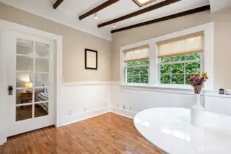 Breakfast room with newer dual pane windows