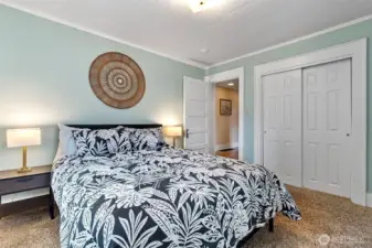 Ample closet storage
