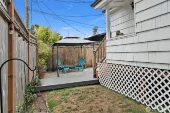 East side yard