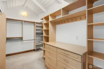 Second primary bedroom walk-in closet