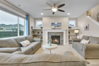 Wood wrapped windows throughout the home