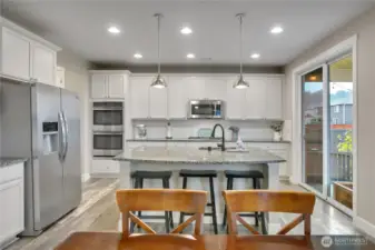 Slab granite counters